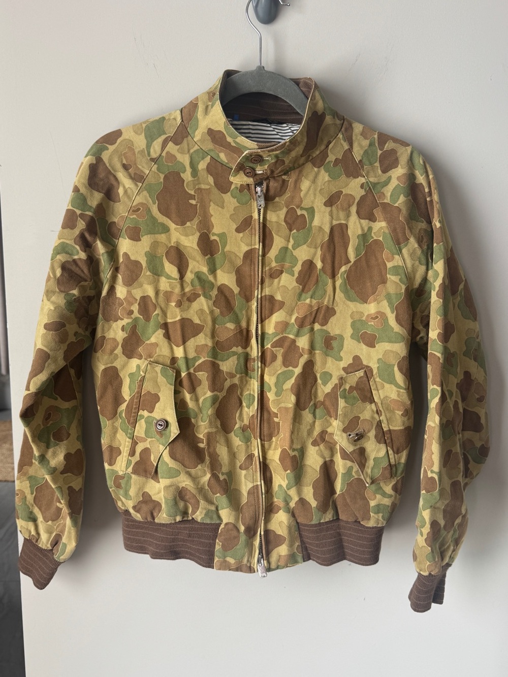 DELUXE x BARACUTA G9 Camo Jacket Made in Japan M 11AD5114